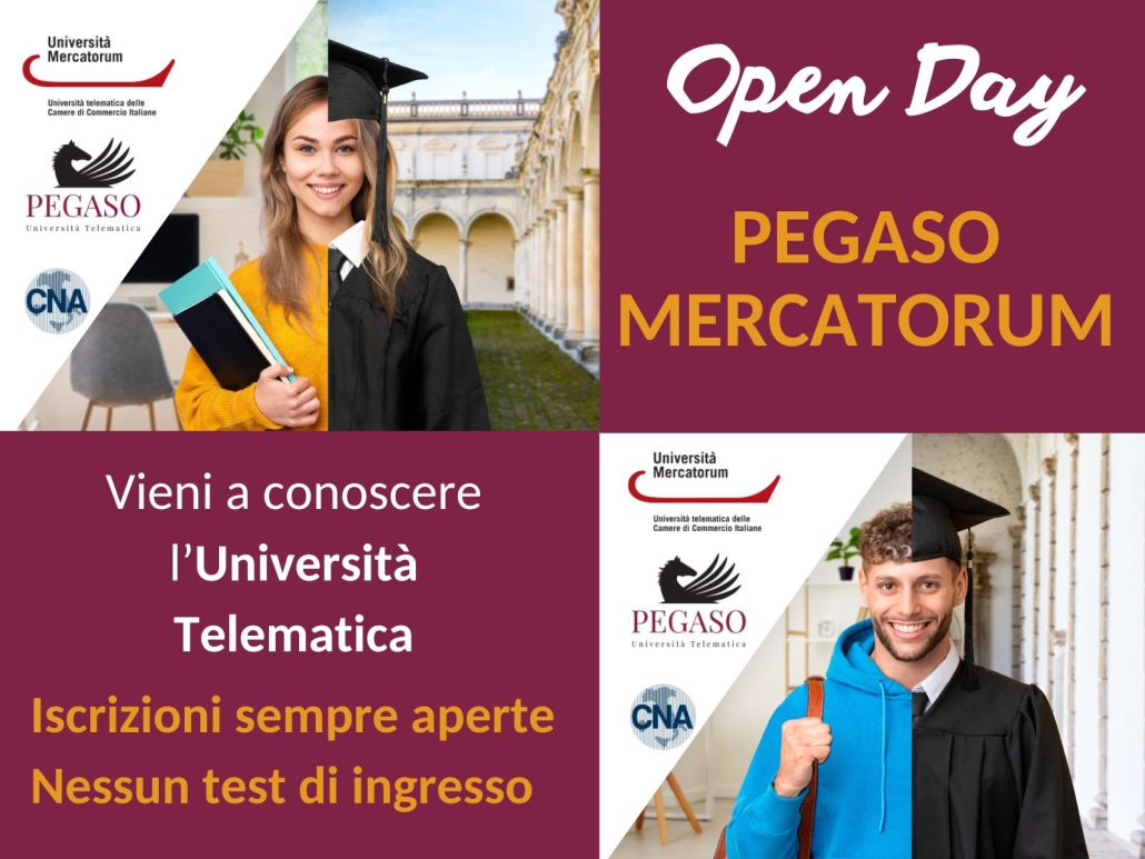 Open Day Pegaso e Mercatorum - marzo 2023 Livorno, Cecina, Piombino e Portoferraio