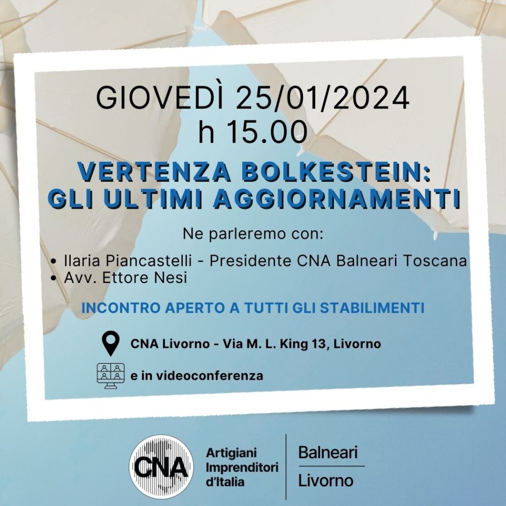 locandina balneari incontro Bolkestein 25012024 