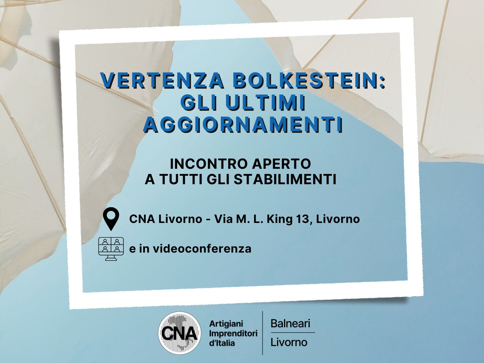 riunione balneari bolkestein 25 gennaio 2024 Livorno