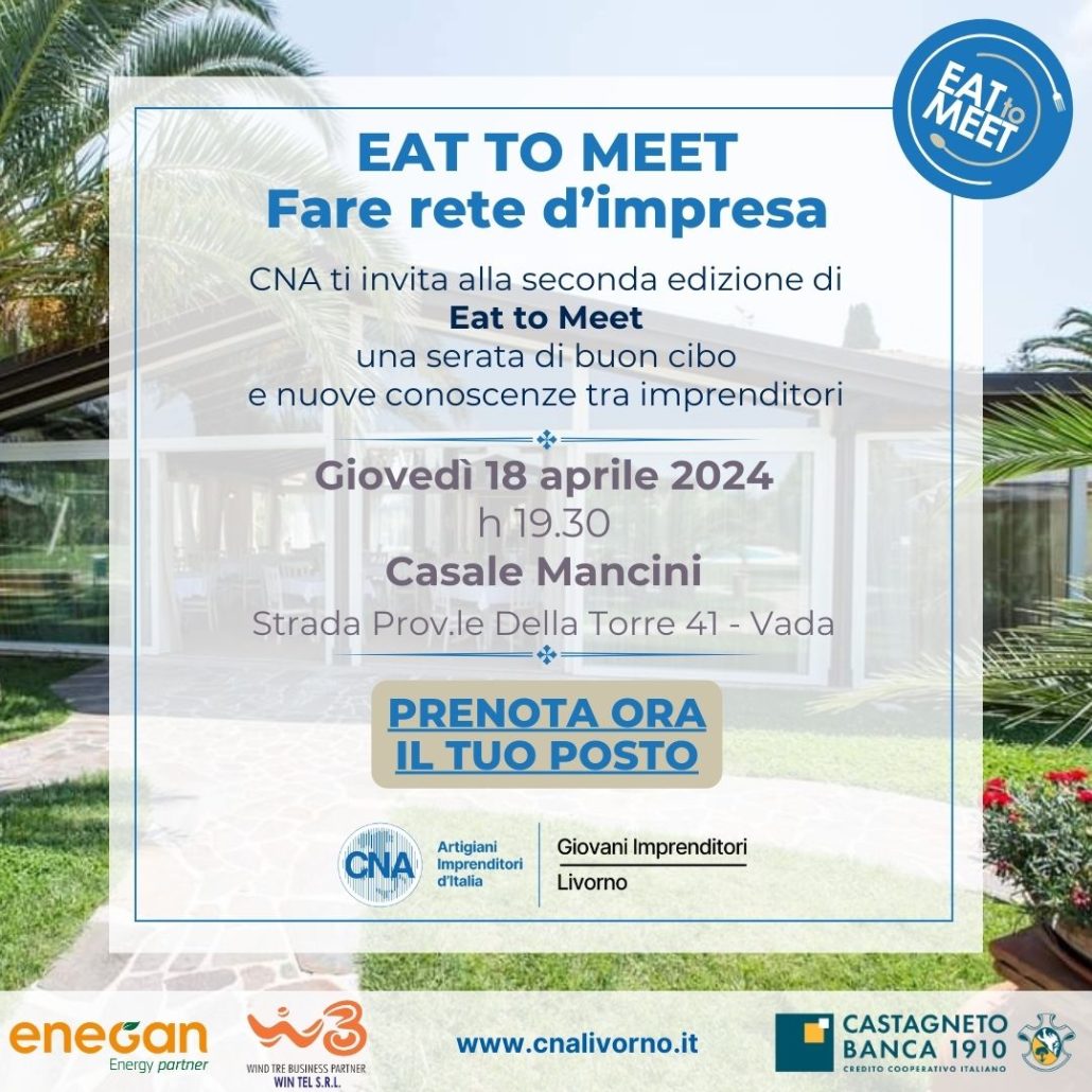 Eat to meet Cecina 18/04/24
