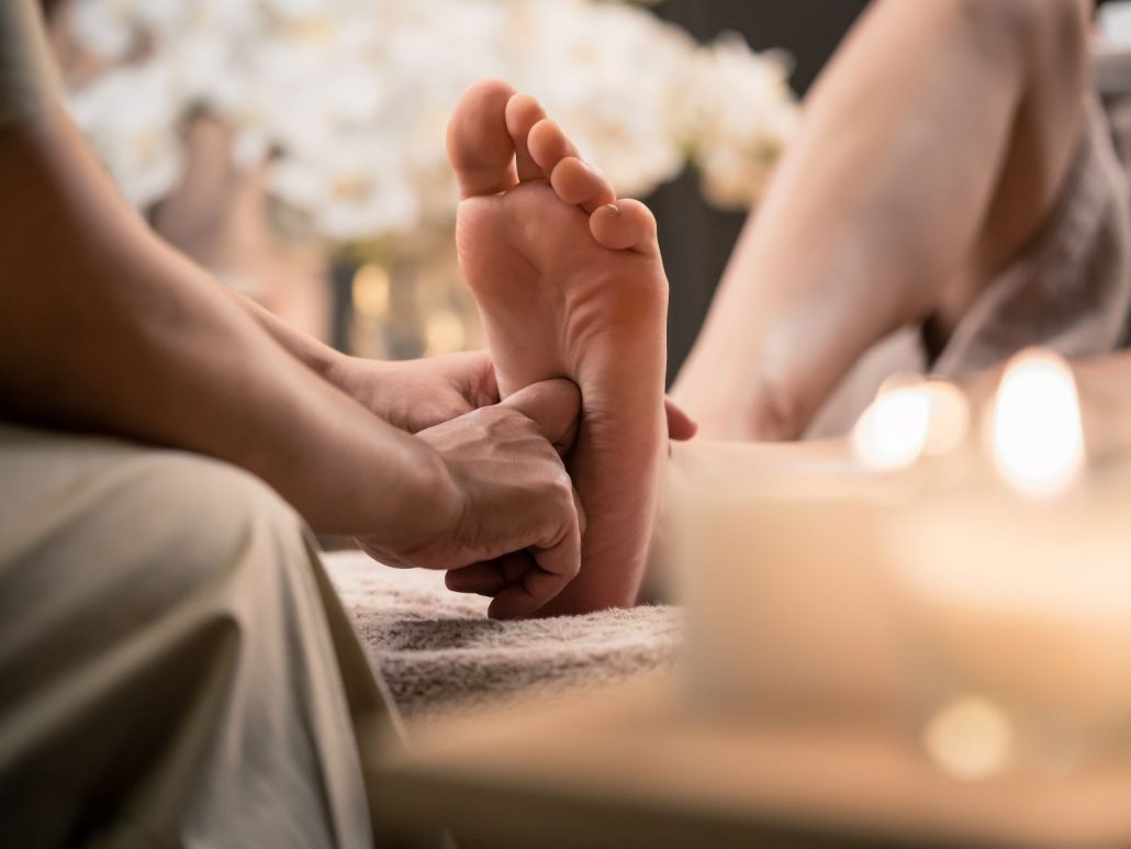 trattamento di riflessologia plantare